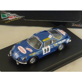 Renault Alpine A110 Aseptologyl #98 3me TAP Rallye Portugal 1971  1/43