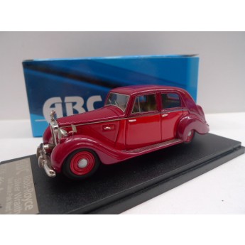 Rolls royce silver wraith park ward sports saloon 1949 blanc ou rouge 1/43