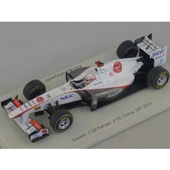 Sauber c30 gp Chine 2011 N16 Kobayashi Spark 1/43 