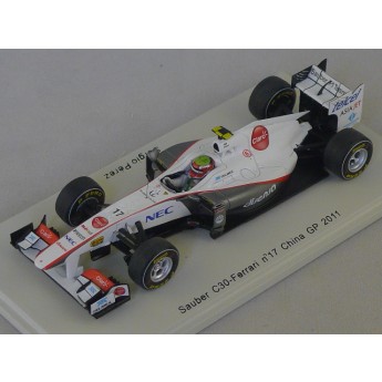 Sauber c30 gp Chine 2011 N17 Perez Spark 1/43 