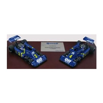 TYRRELL P34 6 roues n3 et n4 1er et 2me GP Sude 1976  coffret