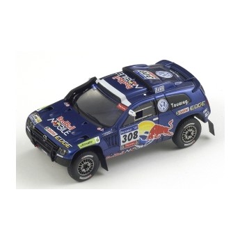 VOLKSWAGEN Race Touareg 3 n308 2me Dakar 2011 G. De Villiers - V. D. Ziztewitz Spark 1/43