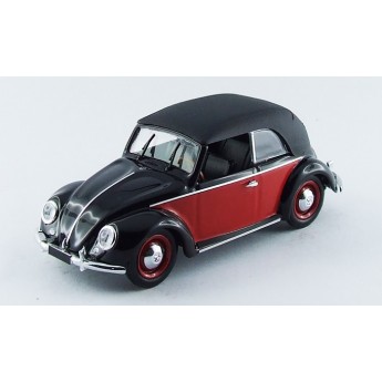 Volkswagen VW Karmann noir / rouge - 1949    1/43