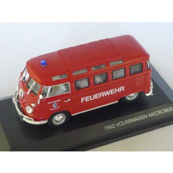 Volkswagen vw t1 minibus pompiers Ingolstadt 1962 yatming  1/43