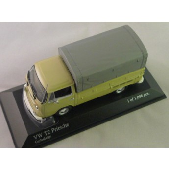 Volkswagen vw T2 pritsche 1972 beige  1/43