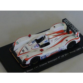 ZYTEK Nissan Greaves Mspt n41 8me Le Mans 2011 1er LMP2  Spark 1/43 