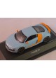 Audi R8 gt 2010 gulf racing bleu et orange 1/43