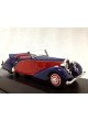 Bugatti T57 Stelvio Cabriolet Graber 1936 sn57446 Bleu / rouge Open 1/43