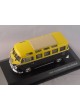 Volkswagen vw microbus 1962 noir toit jaune yatming  1/43