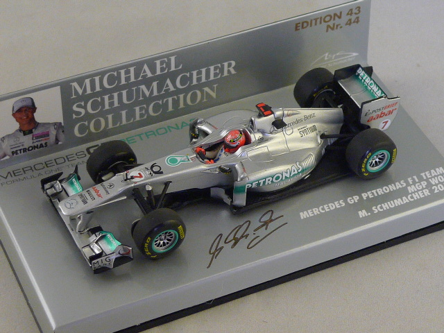 Minichamps 1/43 Mercedes MGP W02 2011 #8 Nico Rosberg - F1 Collection Boîte D'origine